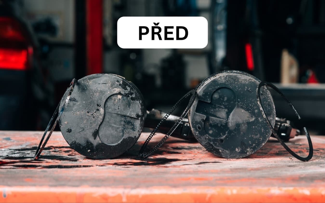 Turbo před dekarbonizací — uhlíkové nánosy